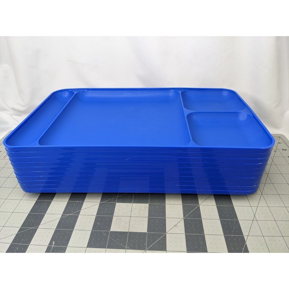 Tupperware Lunch Divided Tray Lot of 10 14.5 x 8 Inch